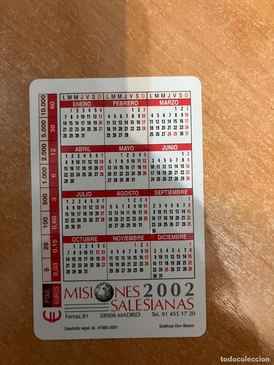 Coleccionismo calendarios: CALENDARIO MISIONES SALESIANAS 2002