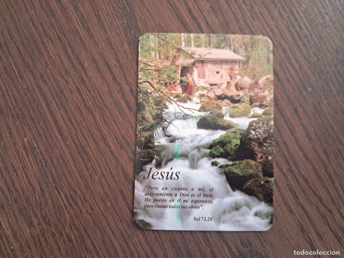 Coleccionismo calendarios: calendario de bolsillo de Per&uacute;, tipo religioso, imagen casita bosque con agua, con frase, a&ntilde;o 2006.