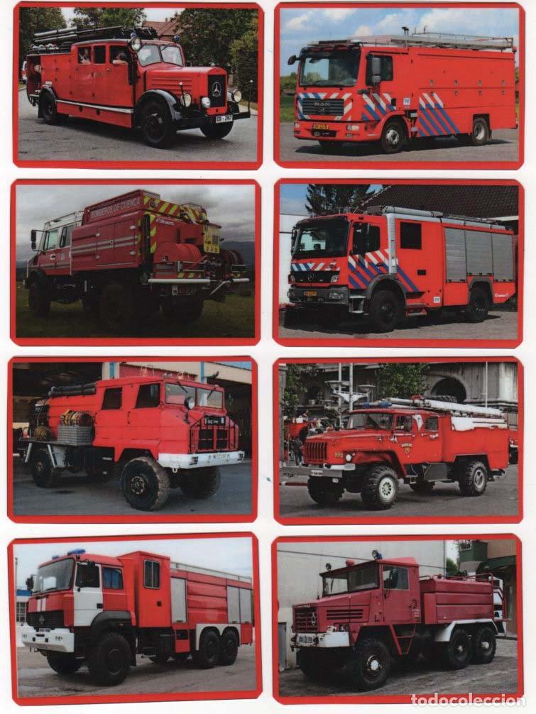 Coleccionismo calendarios: Calendarios camiones de bomberos