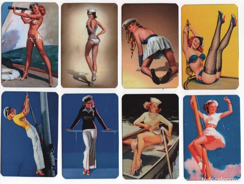 Coleccionismo calendarios: Calendarios de dibujos de chicas (marineras)