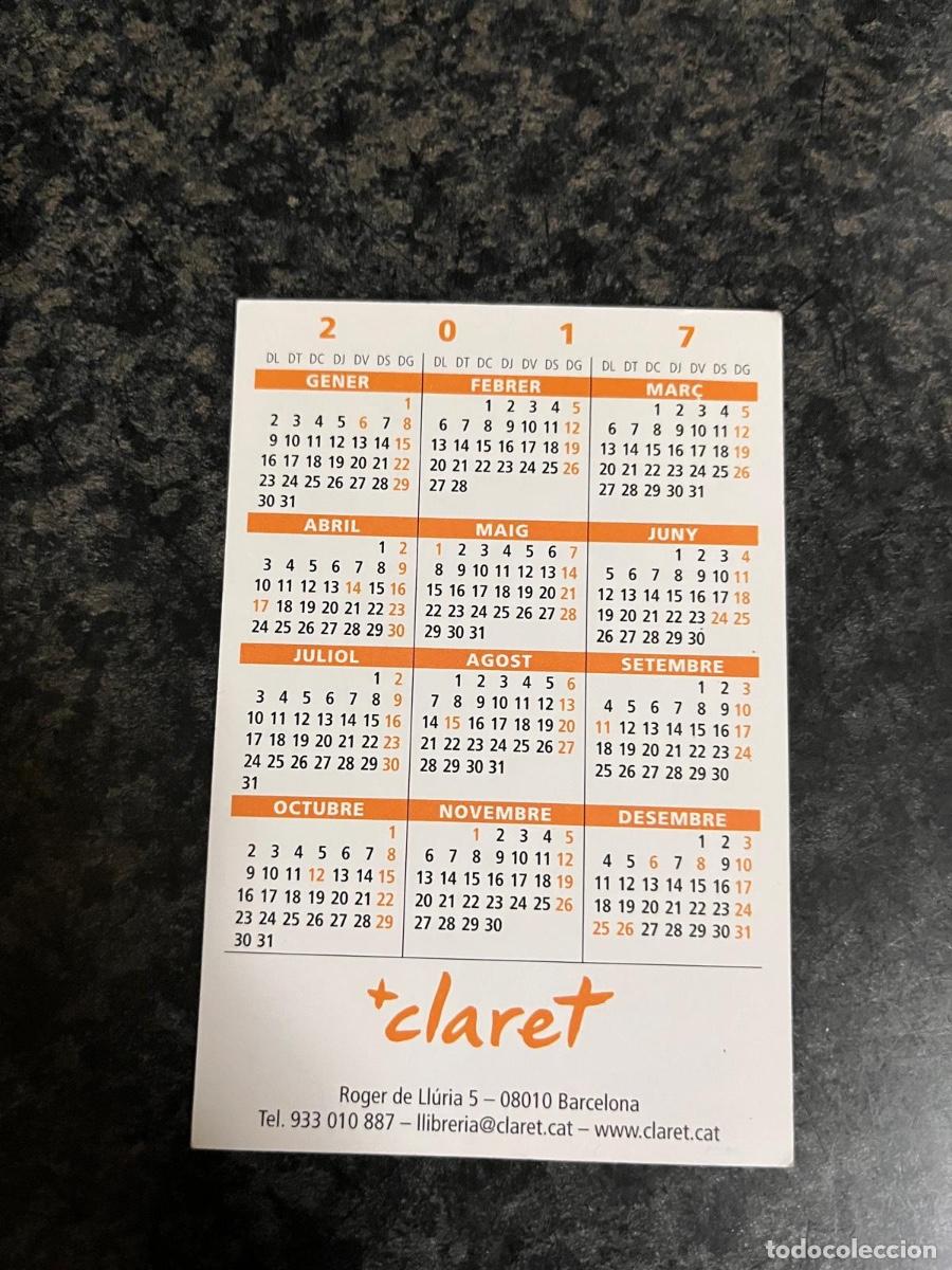 Coleccionismo calendarios: CALENDARIO LIBRERIA CLARET 2017 - Foto 2
