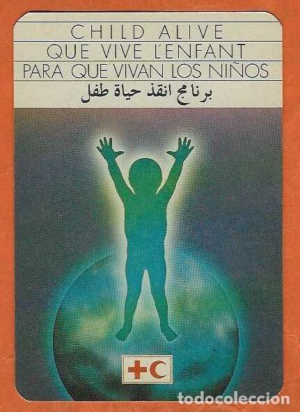 Coleccionismo calendarios: CALENDARIO BOLSILLO A&Ntilde;O 1987 ONG - CHILD ALIVE - QUE VIVAN LOS NI&Ntilde;OS - VER FOTO REVERSO