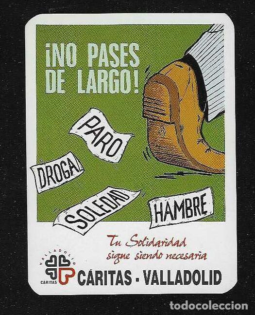 Coleccionismo calendarios: CALENDARIO BOLSILLO A&Ntilde;O 1995 ONG - CARITAS - VALLADOLID - VER FOTO REVERSO