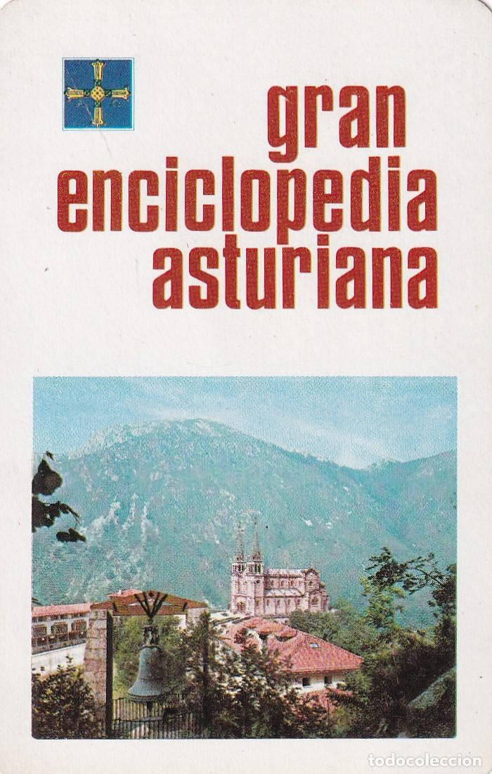 Coleccionismo calendarios: CALENDARIO FOURNIER A&Ntilde;O 1971. GRAN ENCICLOPEDIA ASTURIANA