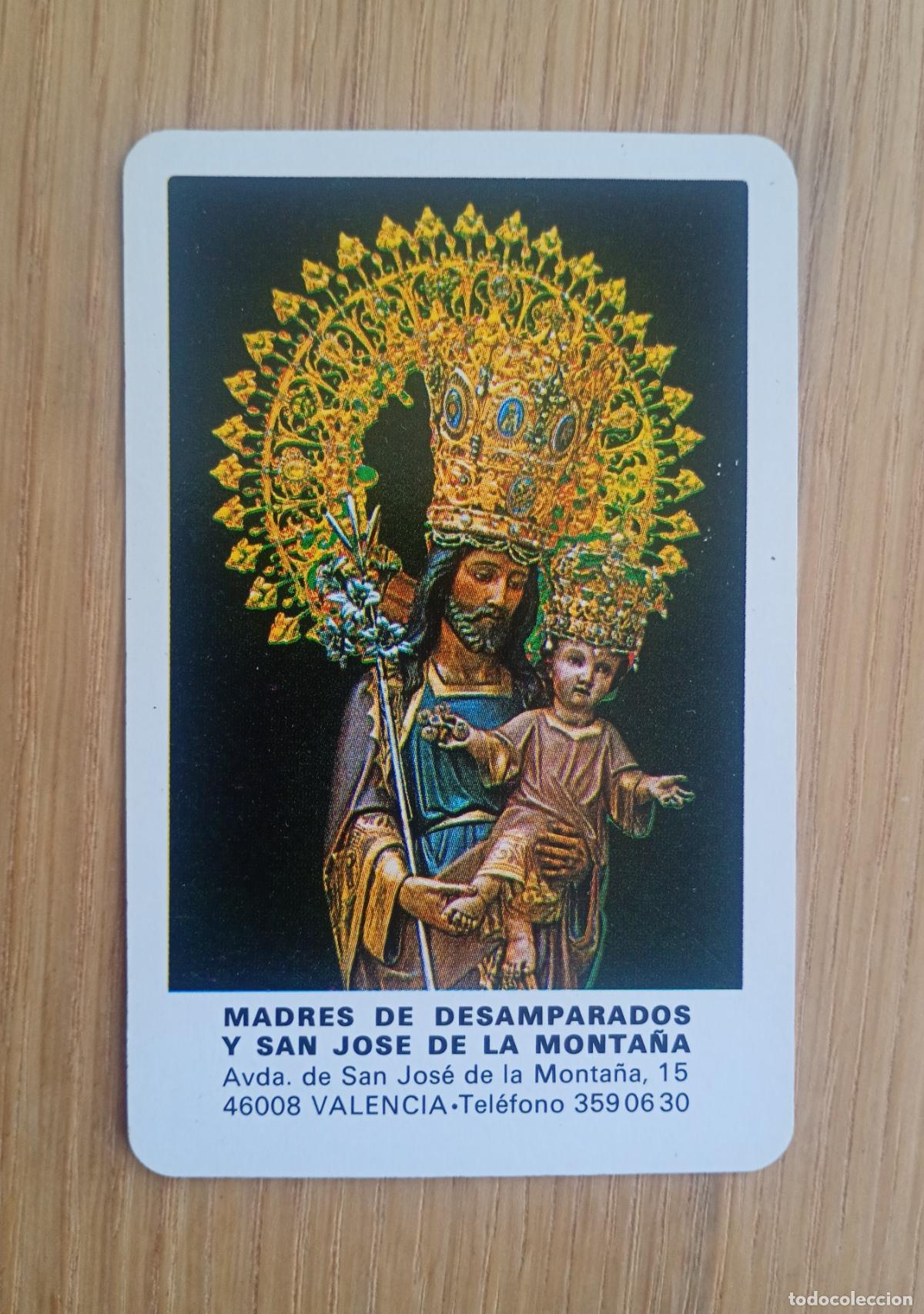 Coleccionismo calendarios: Calendario Fournier. A&ntilde;o 1989. Madres de Desamparados y San Jos&eacute; de la Monta&ntilde;a.