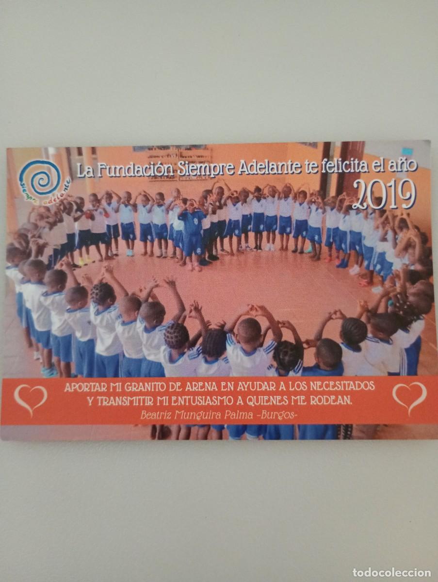 Coleccionismo calendarios: Calendario 2019 Publicidad FUNDACI&Oacute;N SIEMPRE ADELANTE