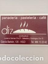 Coleccionismo calendarios: Calendario 2020 Publicidad Panaderia-pasteleria DIZ Vigo