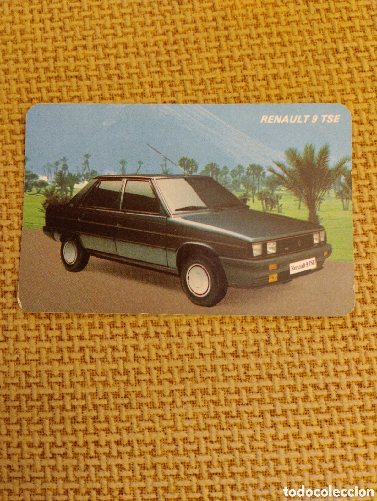 Coleccionismo calendarios: Calendario Fournier Renault 9 TSE 1986