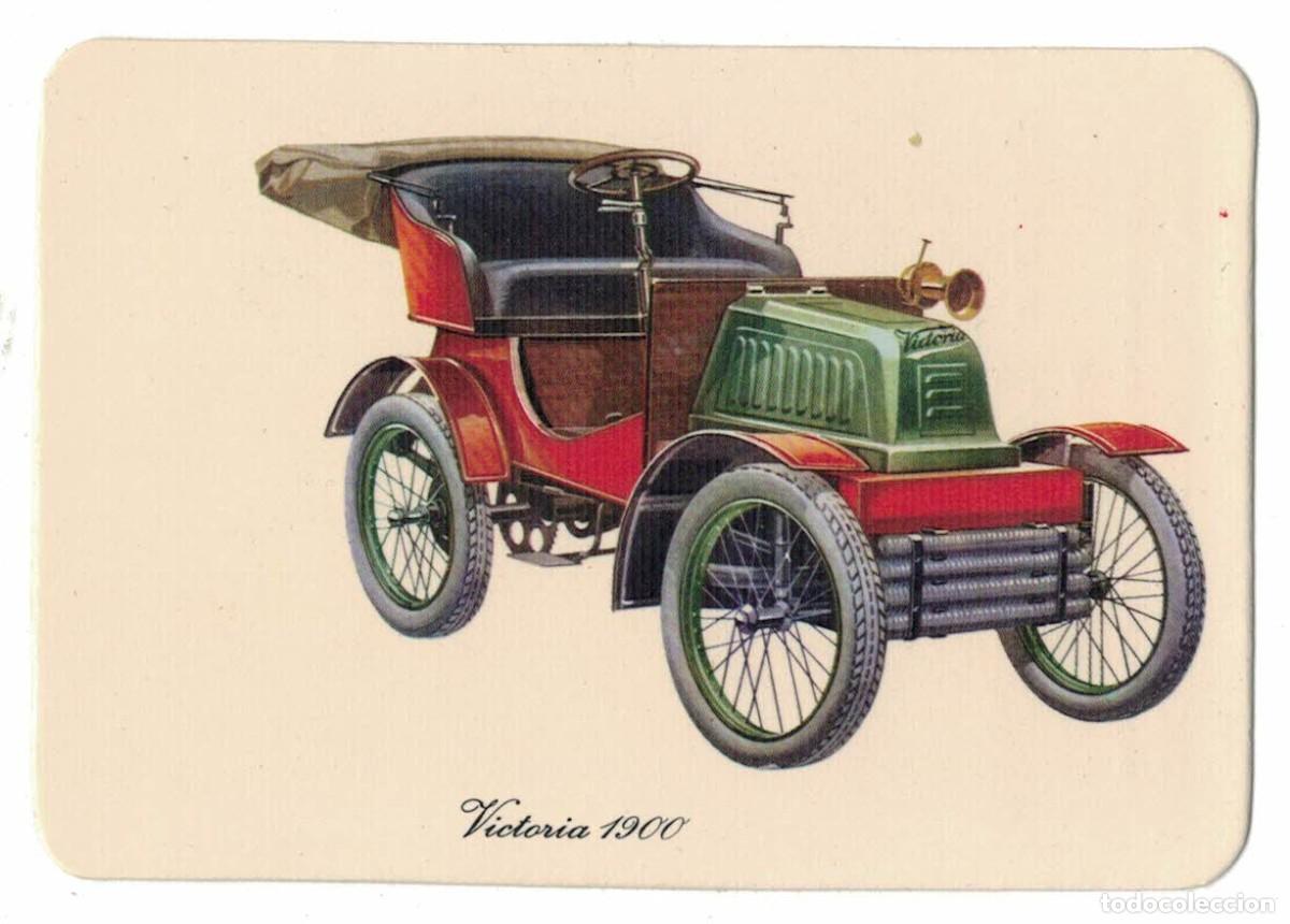 Coleccionismo calendarios: Calendario publicitario 1974 Papeler&iacute;a La Gavina Castell&oacute;n &ndash; autom&oacute;vil Victoria 1900