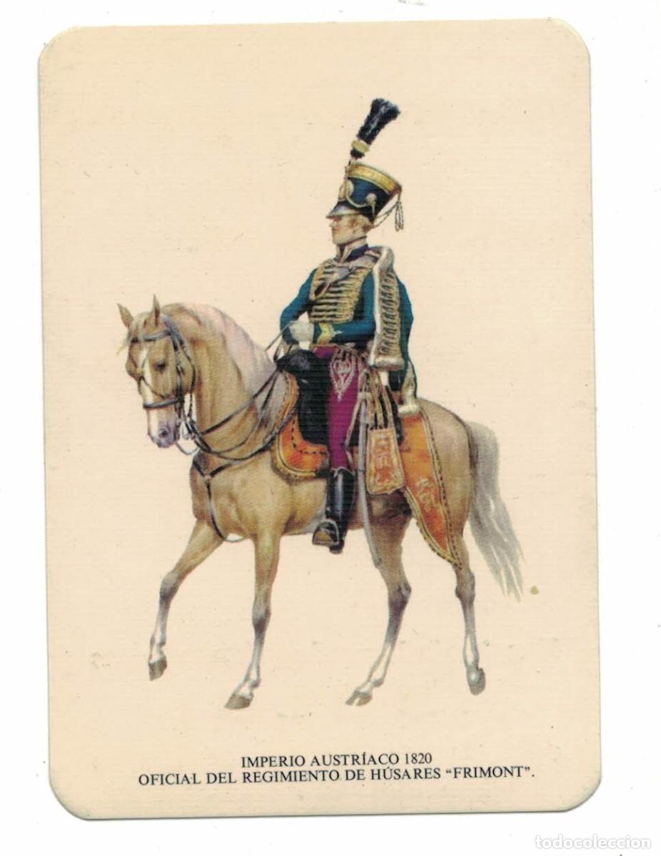Coleccionismo calendarios: Calendario publicitario 1973 Establecimientos Dols Castell&oacute;n &ndash; oficial de h&uacute;sares Imperio Austriaco 