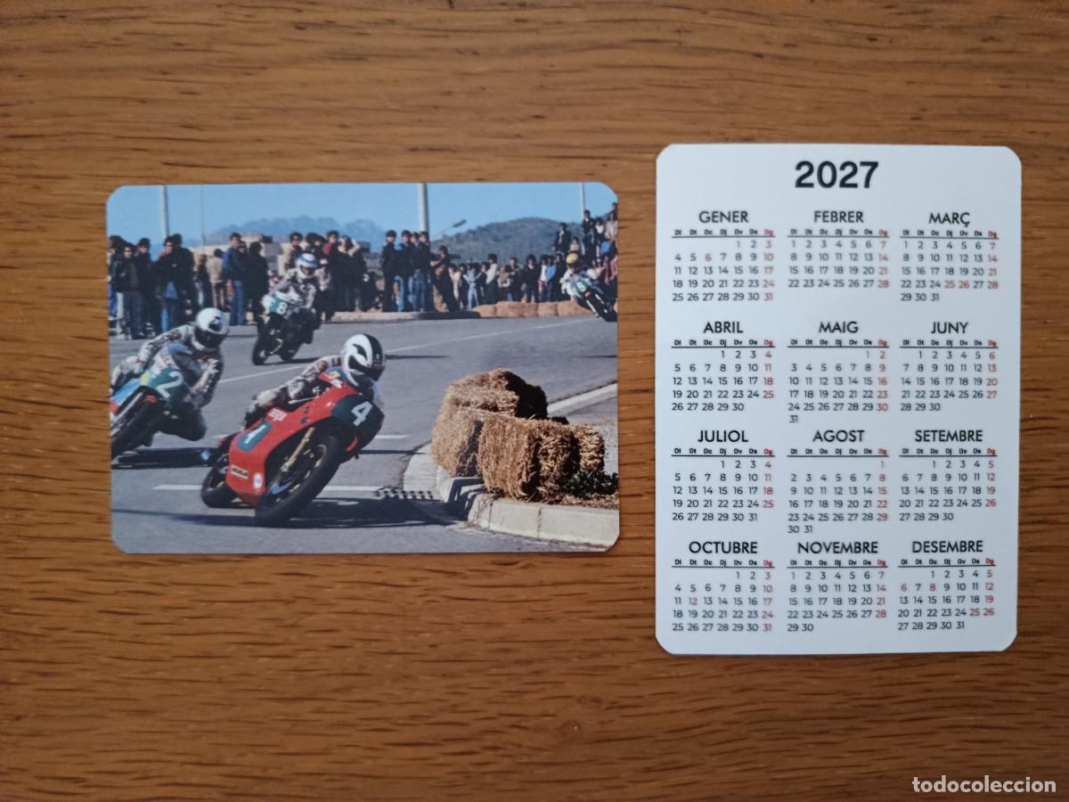 Coleccionismo calendarios: Calendarios Motociclismo a&ntilde;o 2027. Angel Nieto CEV Circuit Sant Joan Desp&iacute; 1980