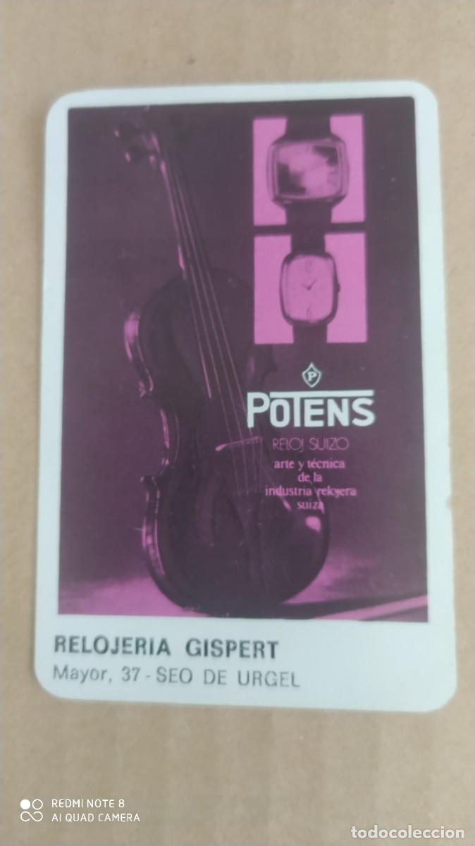 Coleccionismo calendarios: CALENDARIO FOURNIER 1974 RELOJ POTENS RELOJERIA GISPERT SEO DE URGEL -F