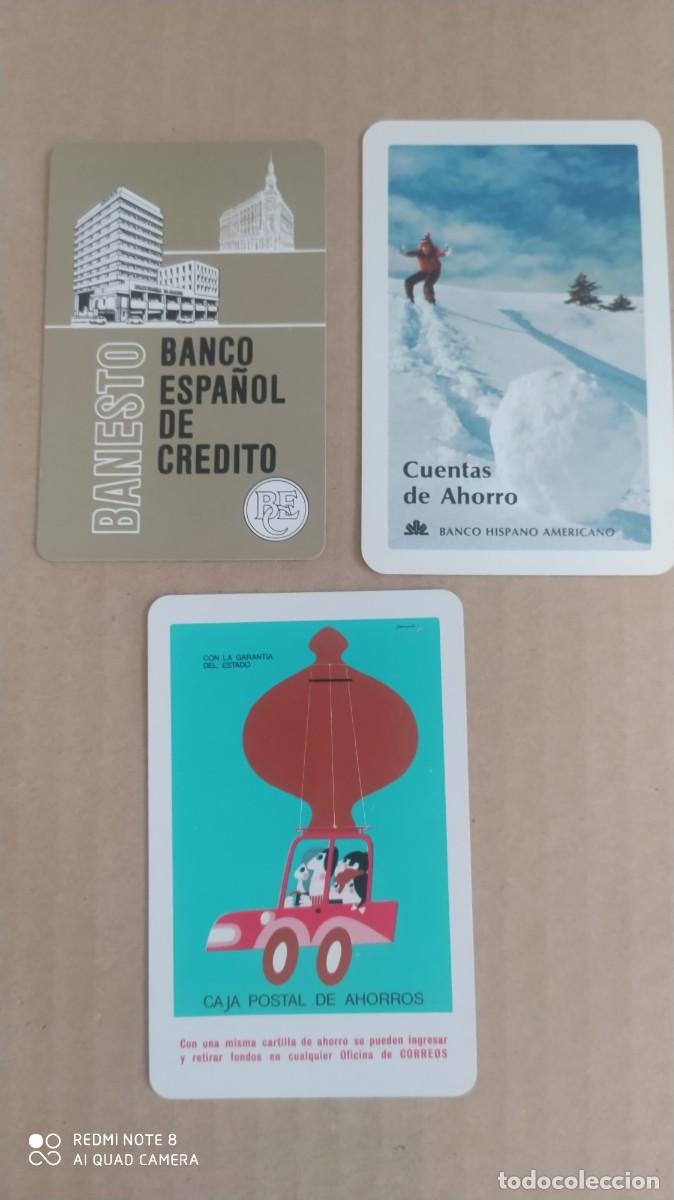 Coleccionismo calendarios: CALENDARIO FOURNIER LOTE CAJA POSTAL 1976-BANCO ESPA&Ntilde;OL 1978-CUENTAS DE AHORRO 1978 -F