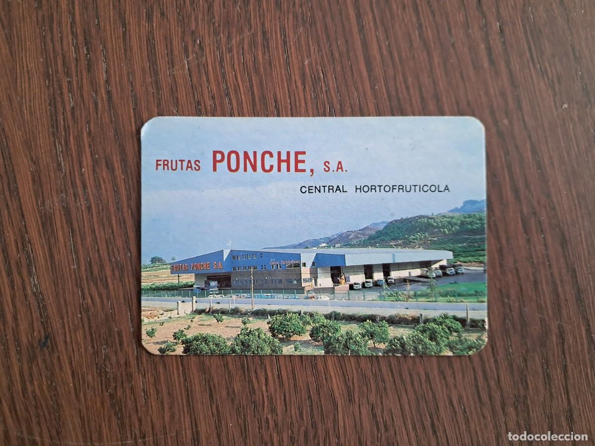 Coleccionismo calendarios: calendario de publicidad, frutas ponche, a&ntilde;o 1987.