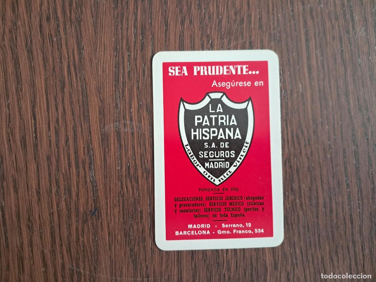 Coleccionismo calendarios: calendario H. Fournier, seguros La Patria Hispana, a&ntilde;o 1967.
