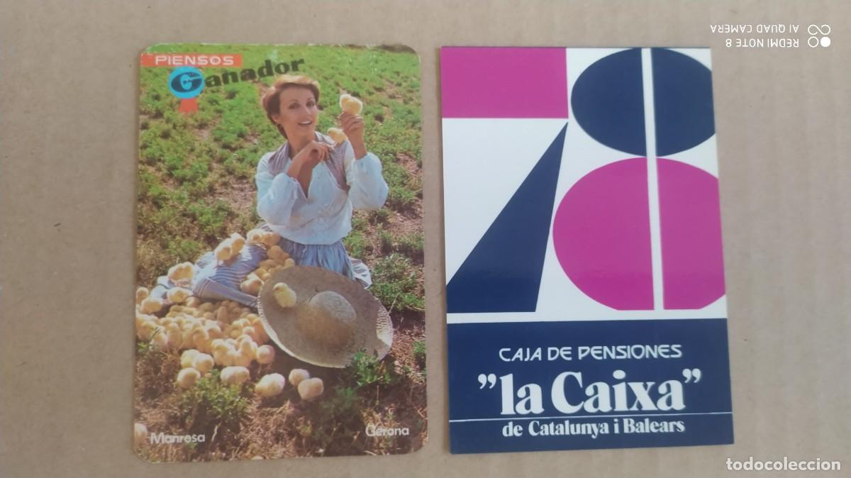 Coleccionismo calendarios: CALENDARIO LOTE PIENSOS GANADOR 1976 Y CAJA PENSIONES LA CAIXA 1978 -F