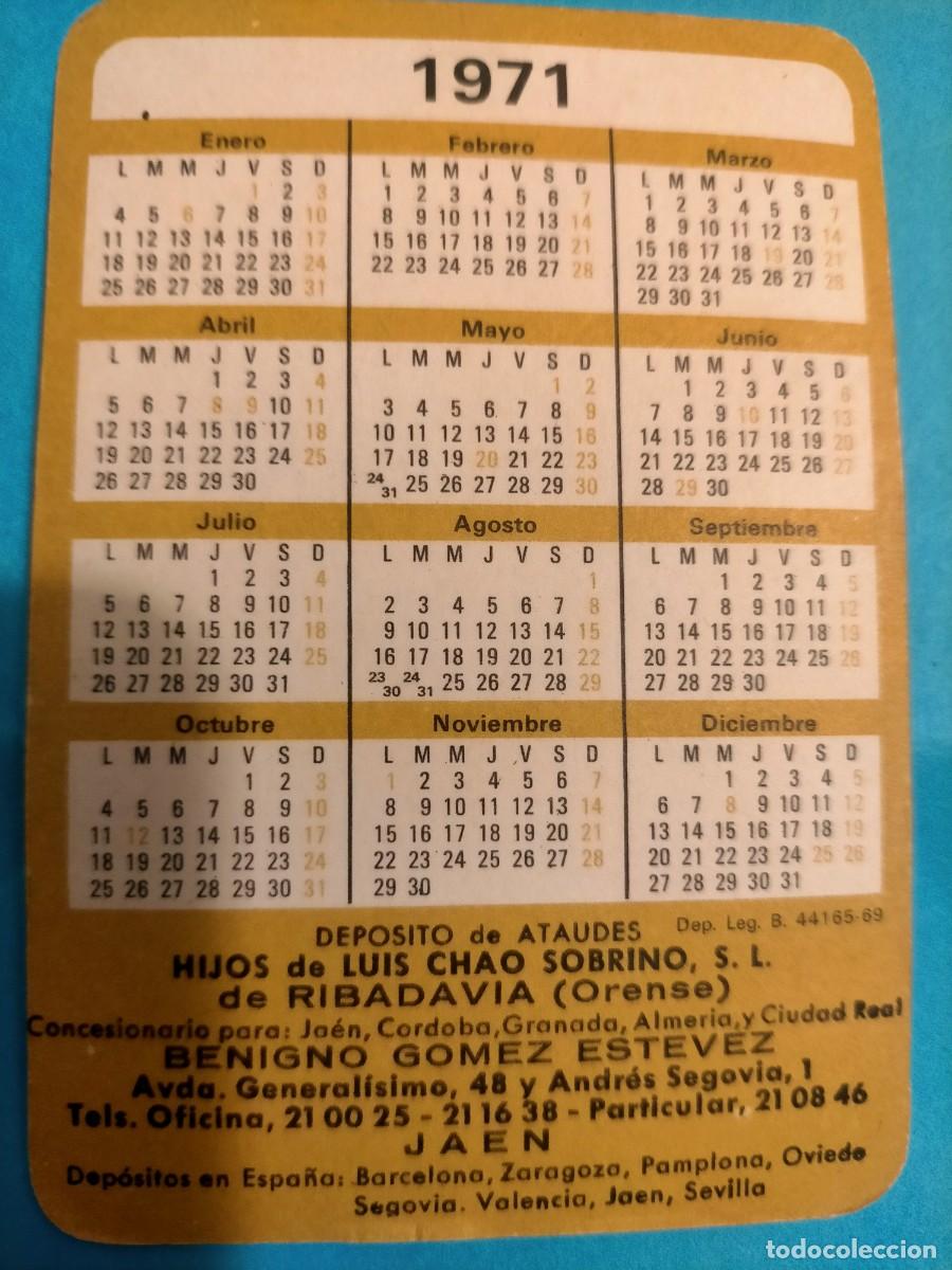Coleccionismo calendarios: Calendario mujeres 1971 - Foto 2