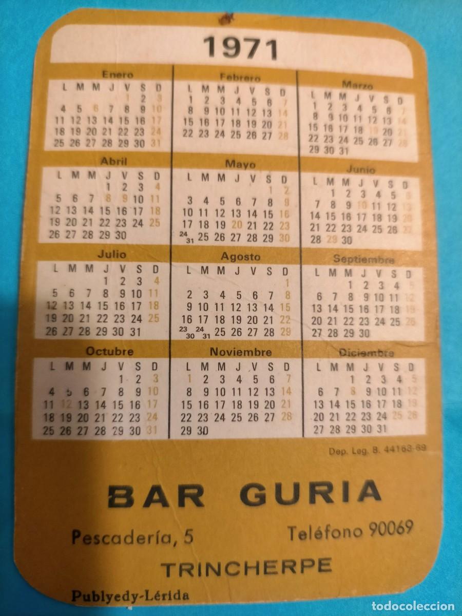 Coleccionismo calendarios: Calendario mujeres 1971 - Foto 2