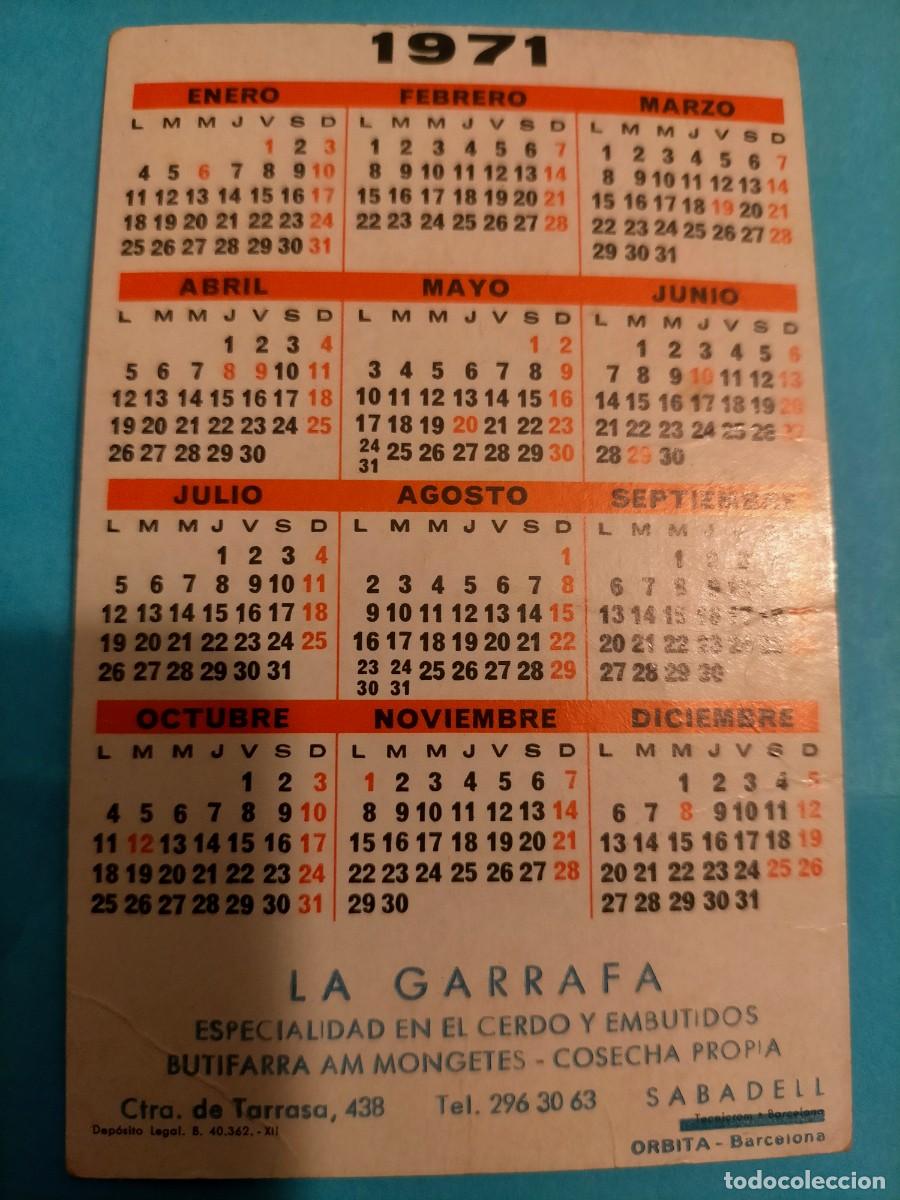 Coleccionismo calendarios: Calendario mujeres 1971 - Foto 2