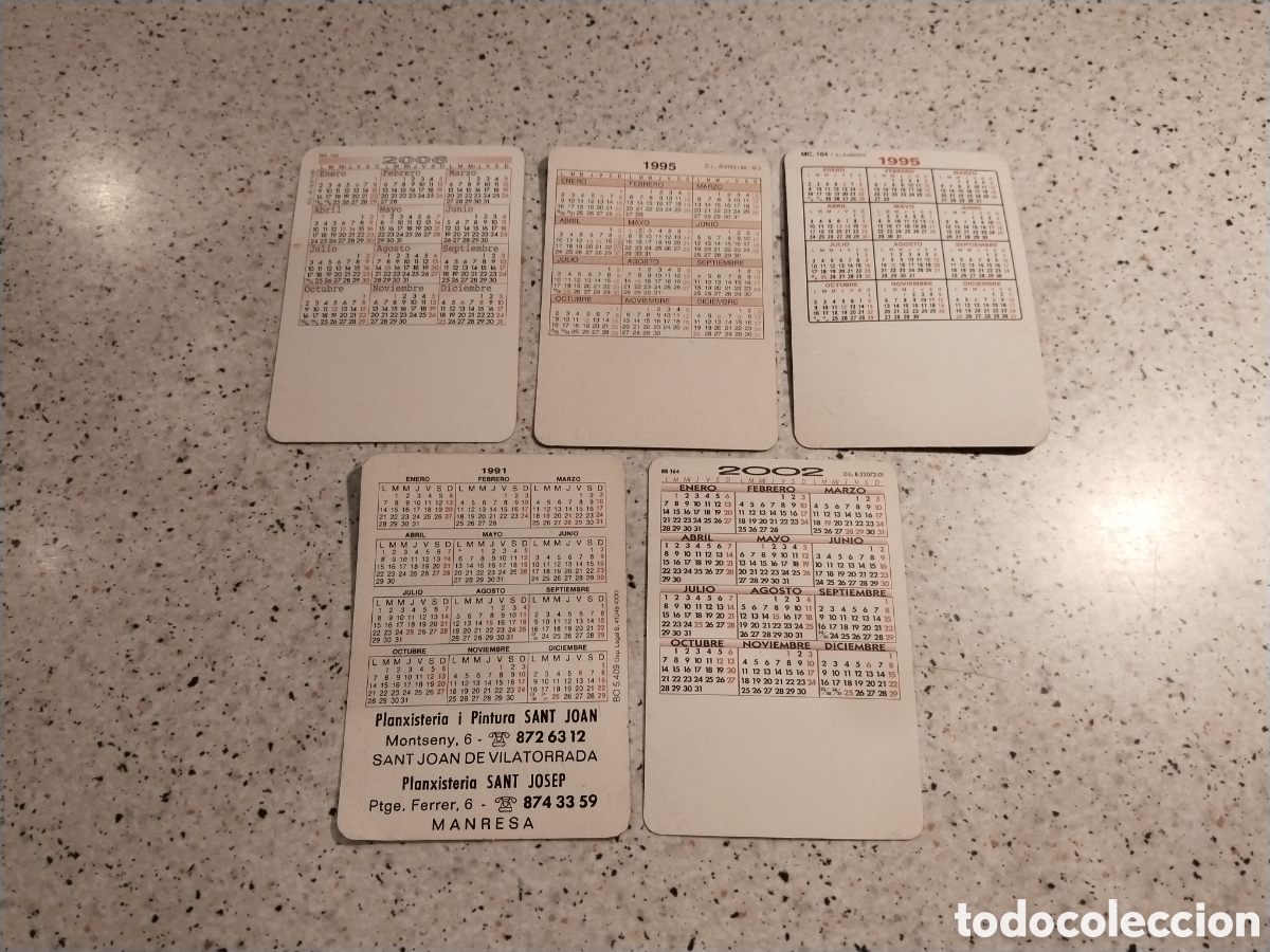 Coleccionismo calendarios: Lote de 5 Calendarios Eroticos. Diferentes A&ntilde;os