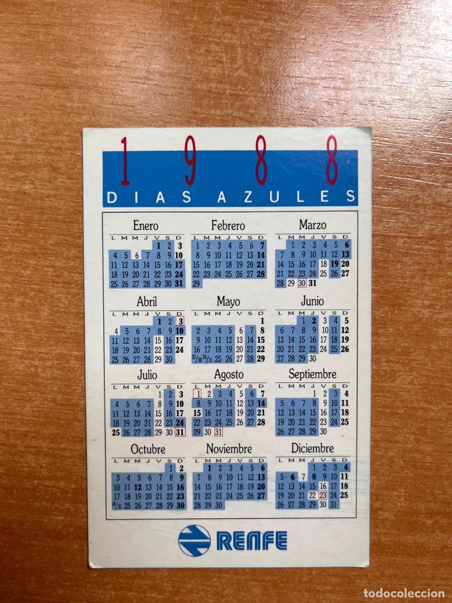 Coleccionismo calendarios: CALENDARIO RENFE 1988 - Foto 2