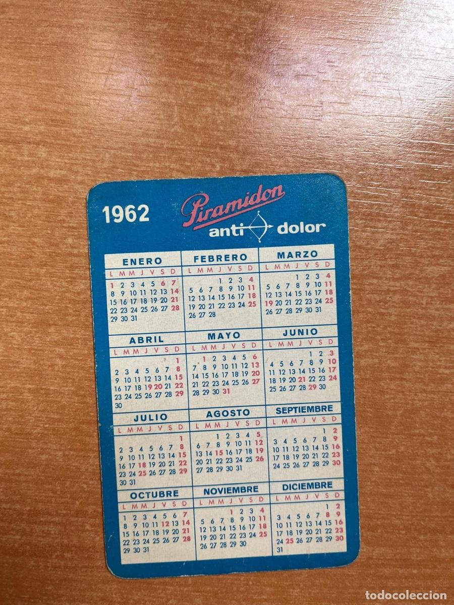 Coleccionismo calendarios: CALENDARIO PIRAMIDON 1962 - Foto 2