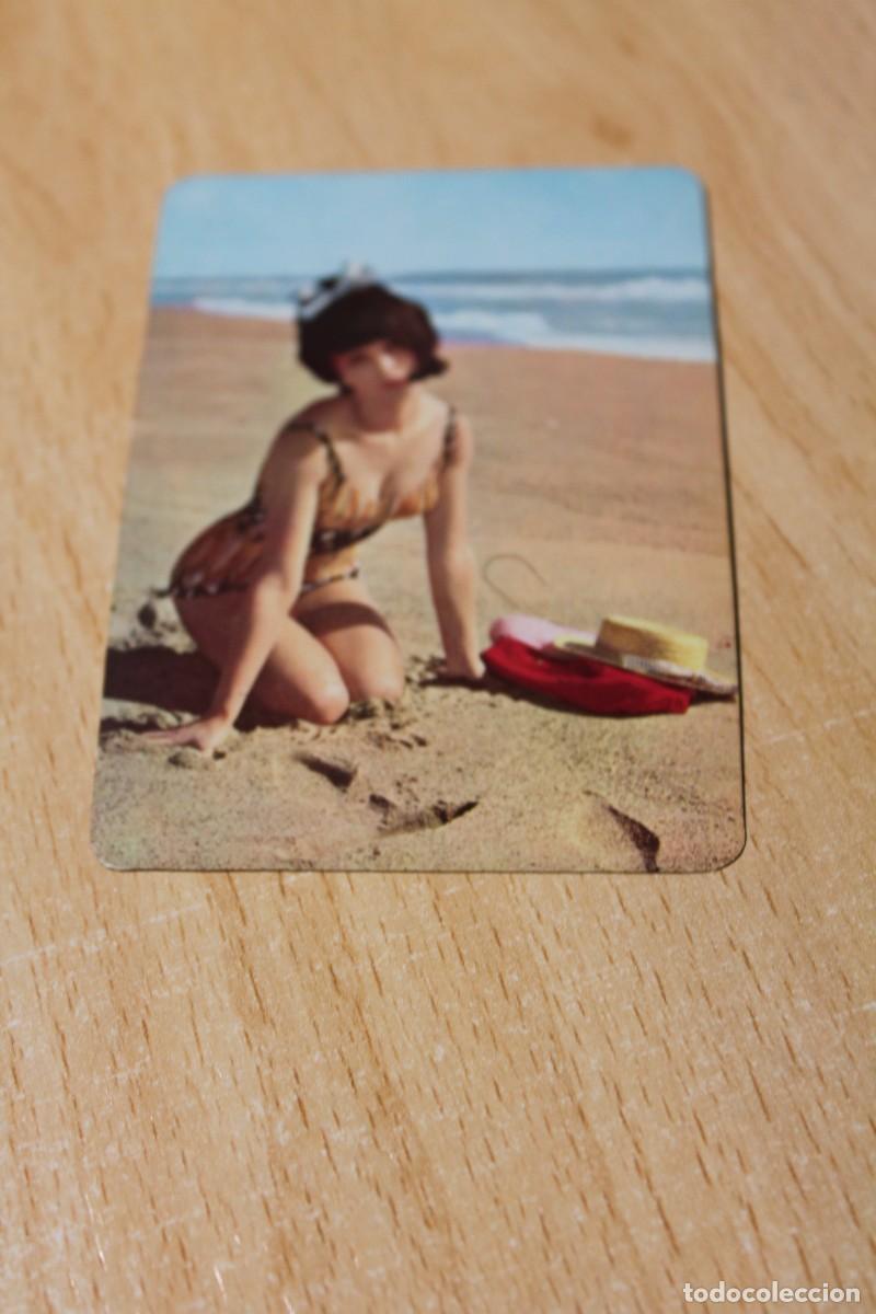 Coleccionismo calendarios: CALENDARIO DE BOLSILLO. CHICA. A&Ntilde;O 1965. MALTA ORO - CAFES PAGESA. FLAN TOCY. BARCELONA.