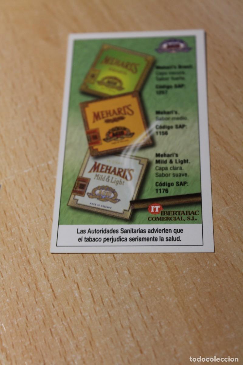 Coleccionismo calendarios: CALENDARIO DE BOLSILLO. TABACO. CIGARROS. CIGARRILLOS. Marca MEHARIS. A&Ntilde;O 2000.