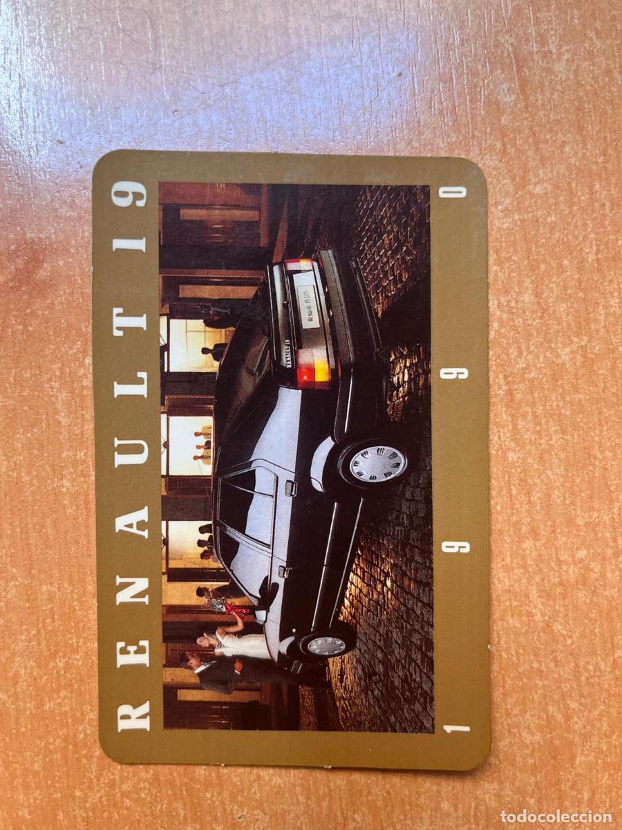 Coleccionismo calendarios: CALENDARIO RENAULT 19 1990