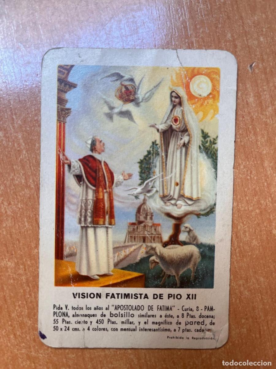 Coleccionismo calendarios: CALENDARIO FOURNIER APOSTOLADO DE FATIMA 1960