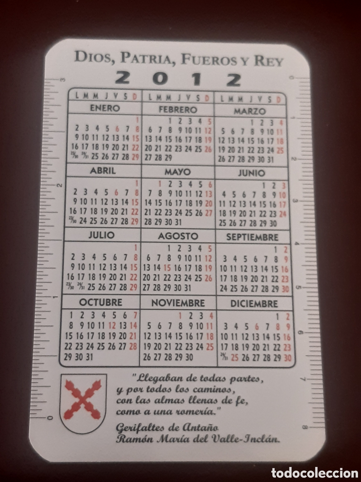 Coleccionismo calendarios: Calendario Carlista 2007 - Foto 2