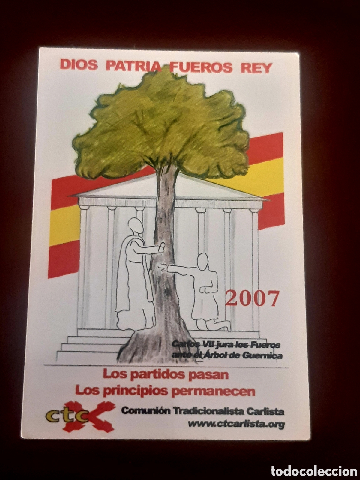 Coleccionismo calendarios: Calendario Carlista 2007
