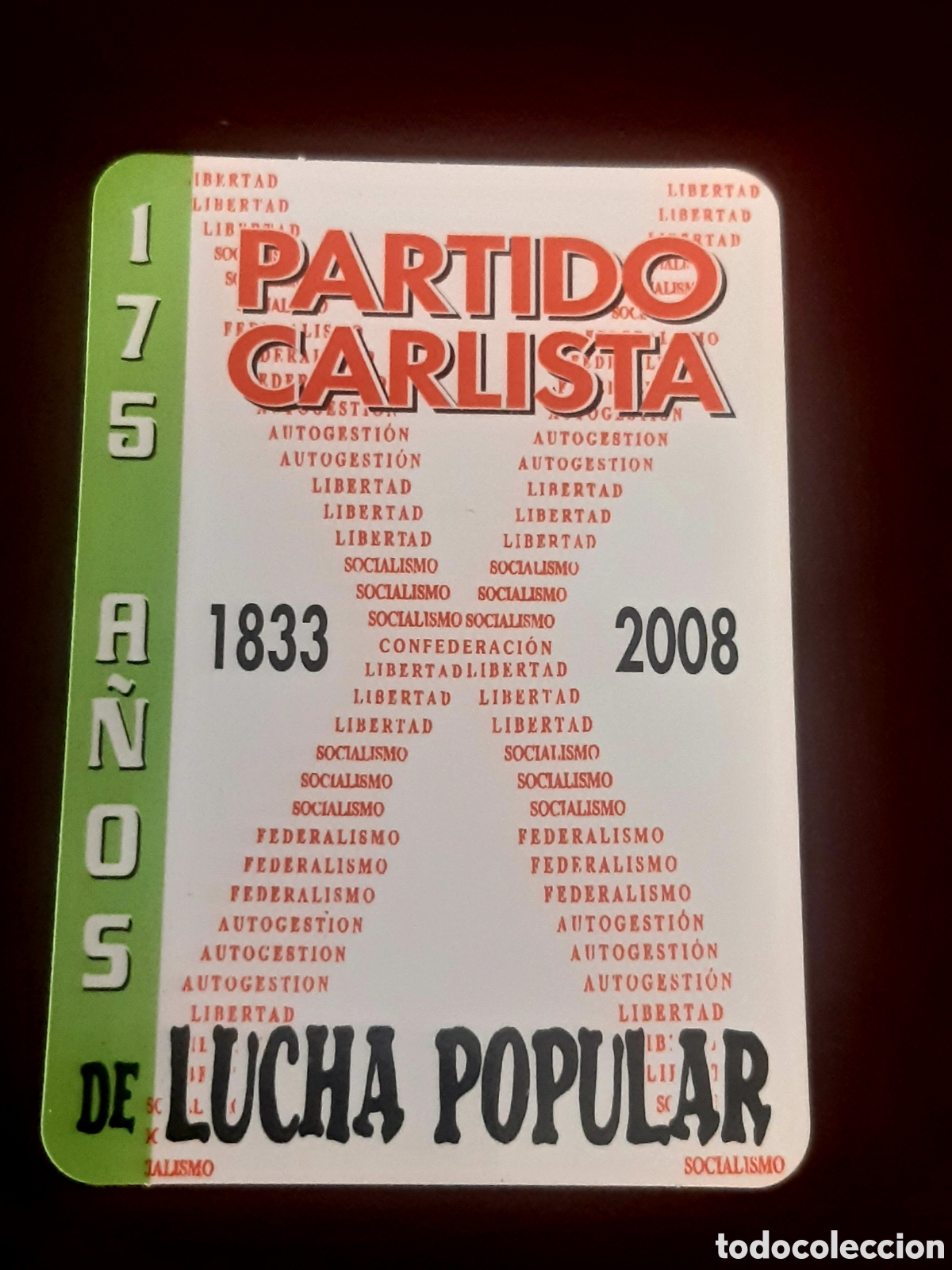 Coleccionismo calendarios: Calendario Carlista 2008 - Foto 1