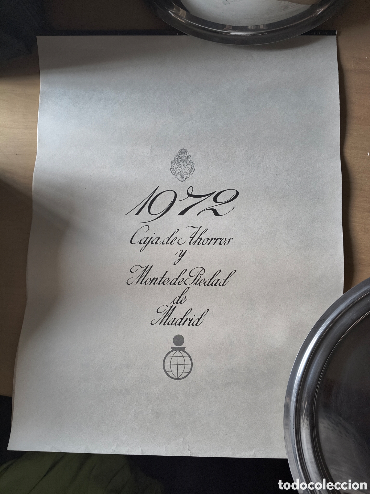 Coleccionismo calendarios: Calendario a&ntilde;o 1972 Caja de Ahorros y Monte de Piedad de Madrid