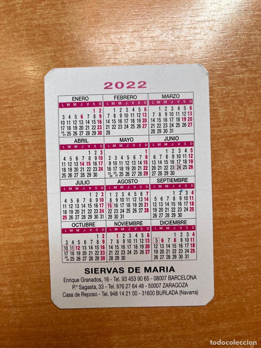 Coleccionismo calendarios: CALENDARIO SIERVAS DE MARIA 2022 - Foto 2