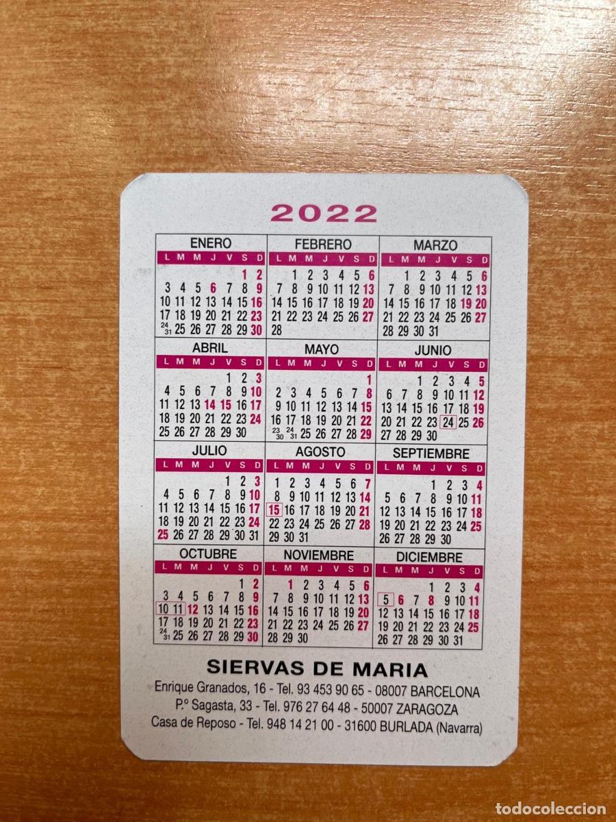 Coleccionismo calendarios: CALENDARIO SIERVAS DE MARIA 2022 - Foto 2