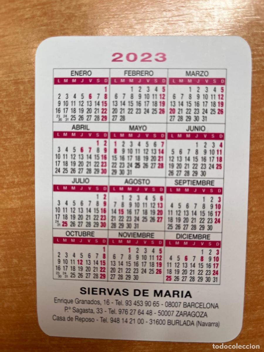 Coleccionismo calendarios: CALENDARIO SIERVAS DE MARIA 2023 - Foto 2