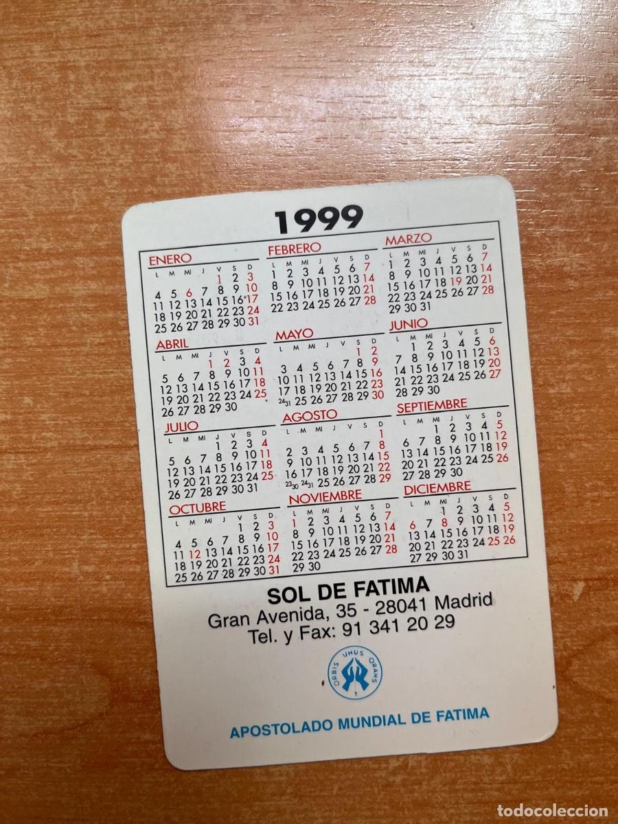 Coleccionismo calendarios: CALENDARIO EJERCITO AZUL- SOL DE FATIMA 1999 - Foto 2