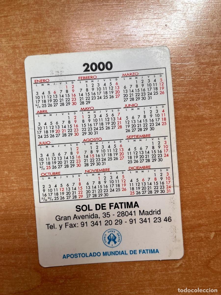 Coleccionismo calendarios: CALENDARIO EJERCITO AZUL- SOL DE FATIMA 2000 - Foto 2
