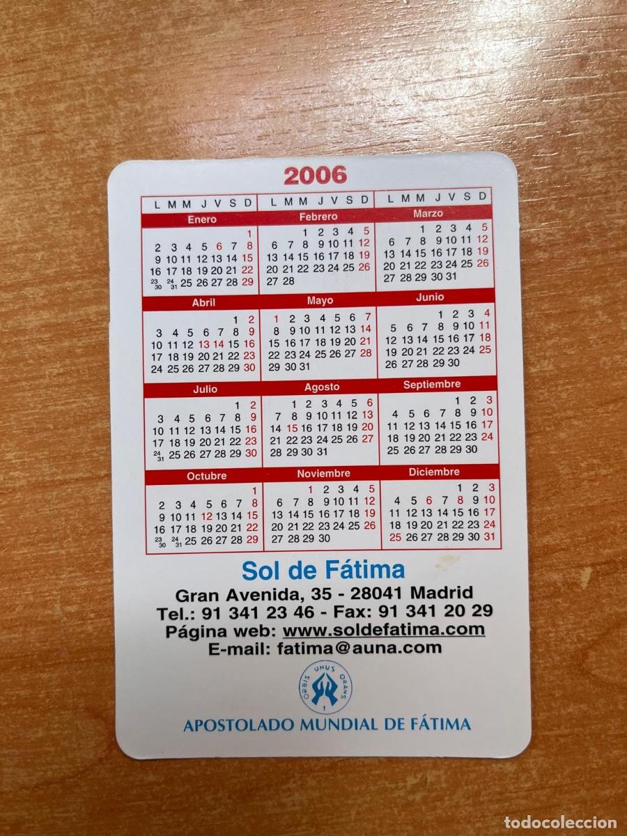 Coleccionismo calendarios: CALENDARIO EJERCITO AZUL- SOL DE FATIMA 2006 - Foto 2