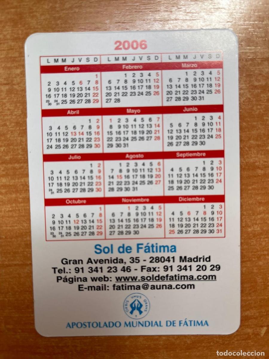 Coleccionismo calendarios: CALENDARIO EJERCITO AZUL- SOL DE FATIMA 2006 - Foto 2