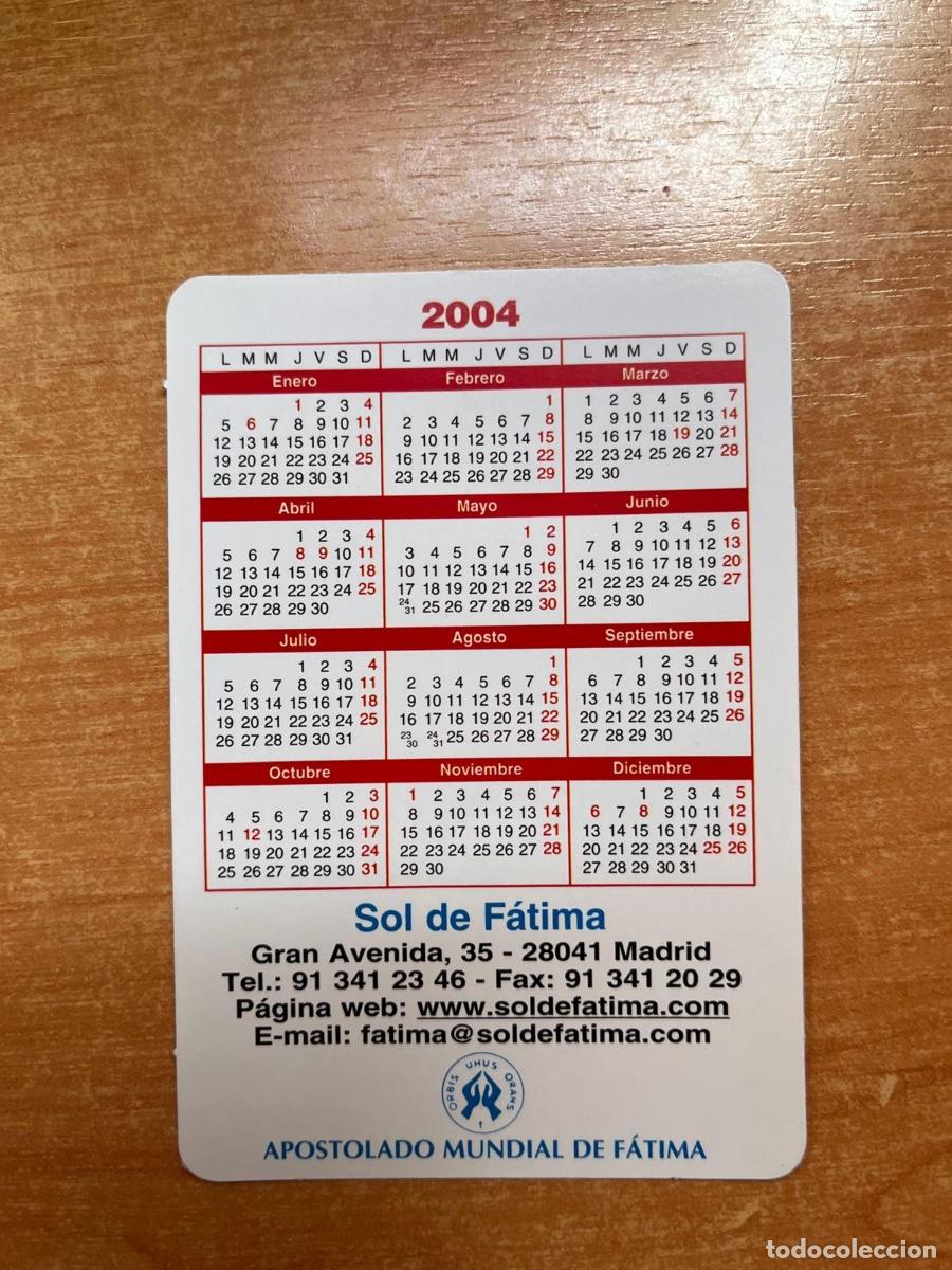 Coleccionismo calendarios: CALENDARIO EJERCITO AZUL- SOL DE FATIMA 2004 - Foto 2