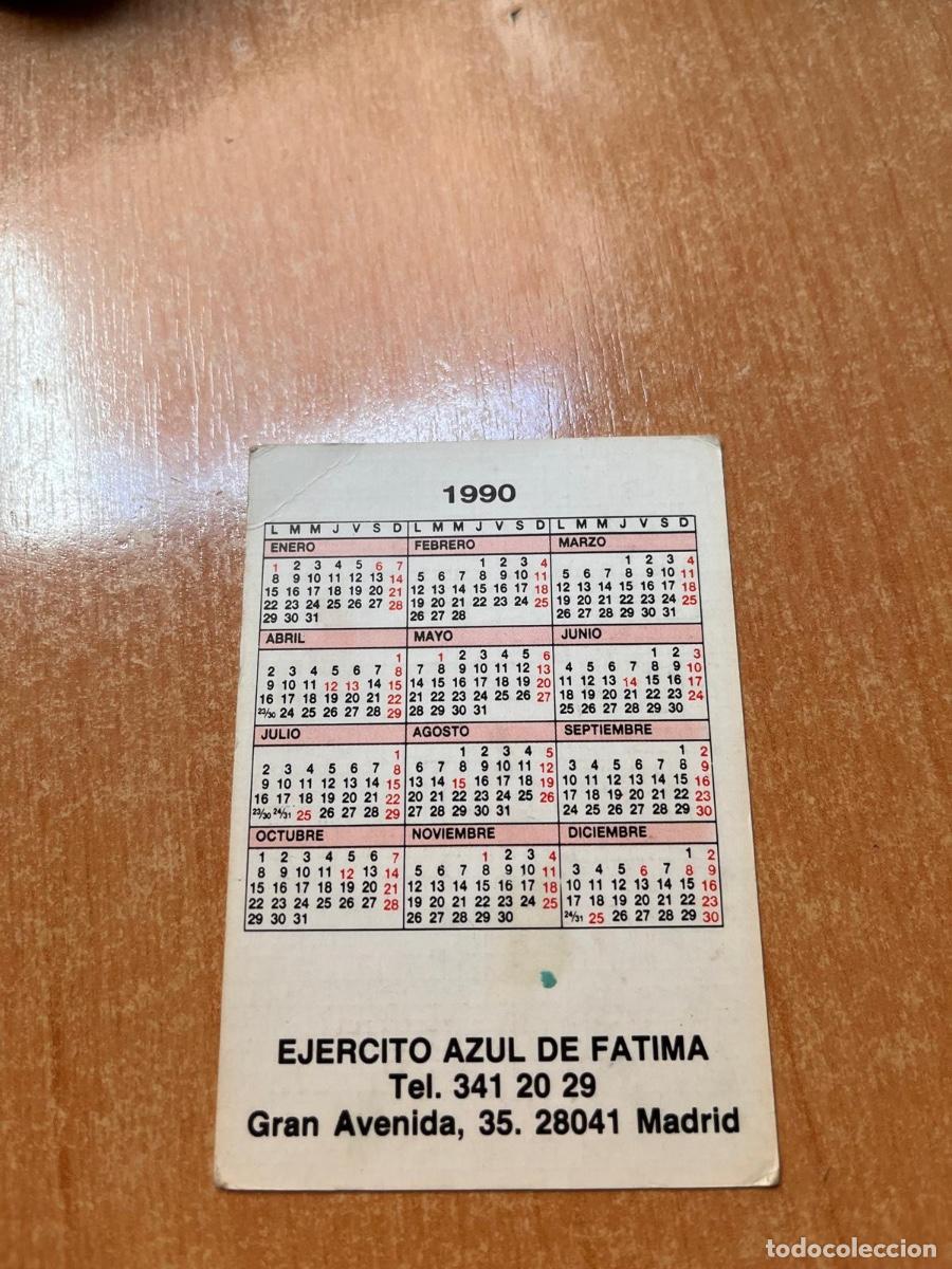 Coleccionismo calendarios: CALENDARIO EJERCITO AZUL- SOL DE FATIMA 1990 - Foto 2