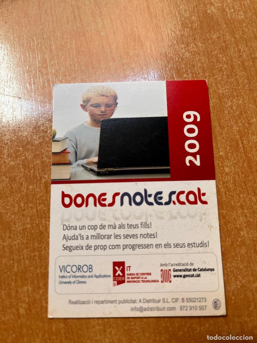 Coleccionismo calendarios: CALENDARIO BONESNOTES 2009 GENERALITAT DE CATALUNYA - Foto 1
