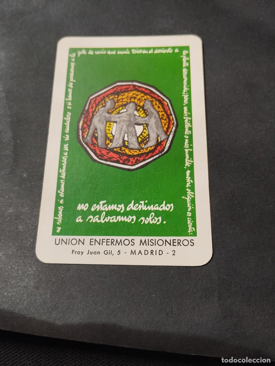 Coleccionismo calendarios: CALENDARIO FOURNIER- UNION ENFERMOS MISIONEROS A&Ntilde;O 1972 EL DE LA FOTOS VER TODOS MIS CALENDARIOS