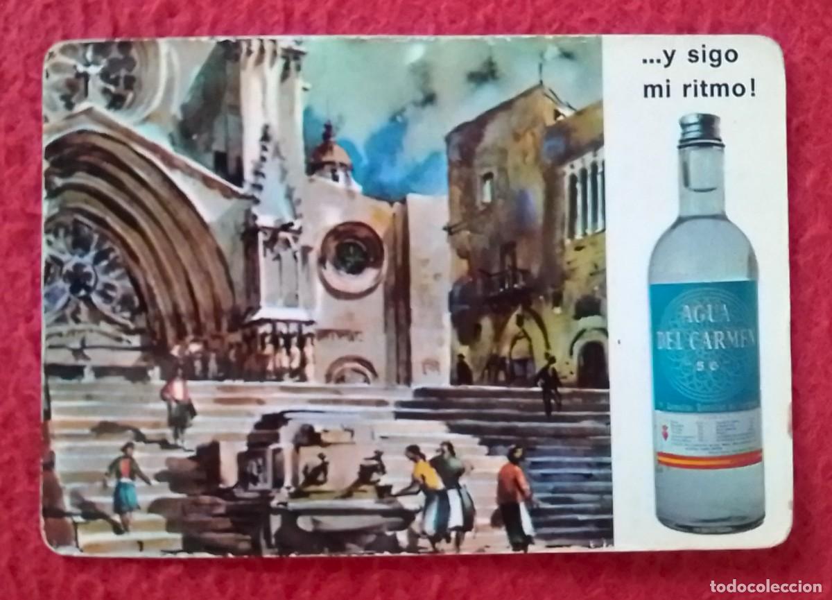 Coleccionismo calendarios: ANTIGUO CALENDARIO DE BOLSILLO CALENDAR A&Ntilde;O 1972 LABORATORIOS AGUA DEL CARMEN DE TARRAGONA..MAREOS..
