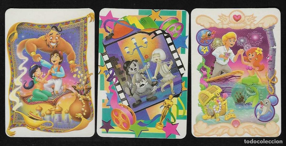 Coleccionismo calendarios: 3 CALENDARIOS DE BOLSILLO A&Ntilde;O 2001 CINE - DIBUJOS ANIMADOS - SIN PUBLICIDAD - VER FOTO REVERSO