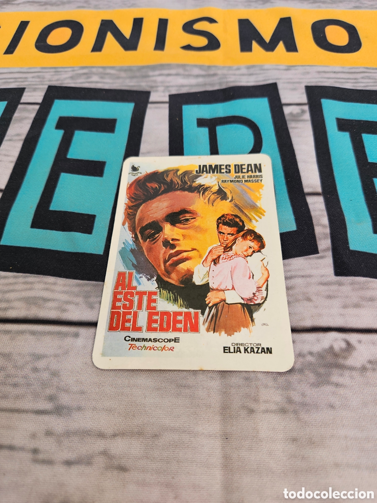 Collectionnisme Calendriers: CALENDARIO PUBLICIDAD PELICULA . AL ESTE DEL EDEN. JAMES DEAN
