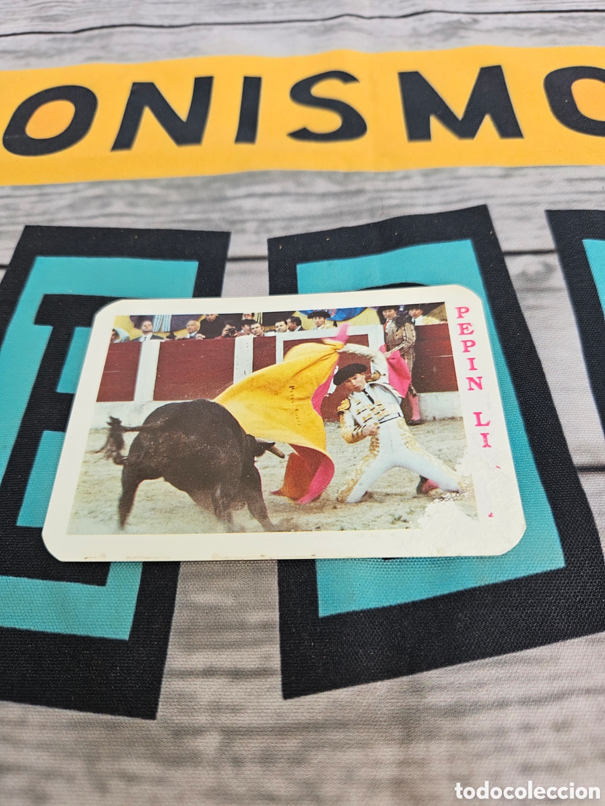 Colecionismo Calend&aacute;rios: CALENDARIO PUBLICIDAD TOROS PEPIN LIRIA. 1991