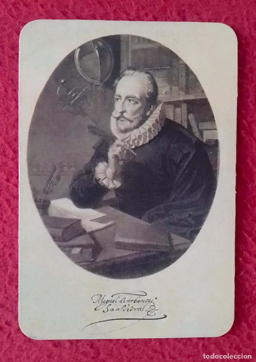 Coleccionismo calendarios: ANTIGUO CALENDARIO DE BOLSILLO CALENDAR 1981 MIGUEL CERVANTES SAAVEDRA EL ESCRITOR DE DON QUIJOTE...